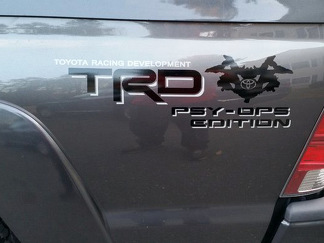 Autocollants graphiques Toyota Racing Development TRD PSY-OPS 4X4 côté lit