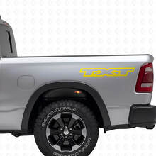Kit d'autocollants vinyle personnalisés pour lettrage arrière latéral pour Dodge Ram_6