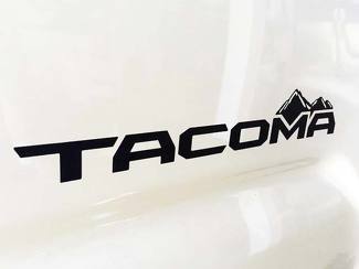 Autocollants graphiques de côté de lit de montagnes de Toyota Tacoma 2