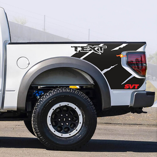 FORD RAPTOR F-150 SVT Lit Vinyle Autocollants graphiques pour modèles 2010-2014 2 Couleurs