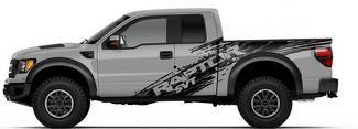F-150 FORD RAPTOR MUD SPLATTER DECAL GRAPHICS STICKERS Vinyl Decal Graphic 2 Couleurs 1