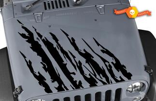 Jeep Warrior Hood Vinyl Decal Set pour Jeep Wrangler, Véhicules, Graphiques personnalisés