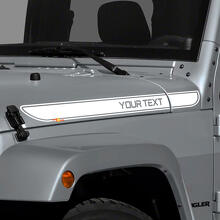 Autocollant en vinyle pour capot Jeep Wrangler 3