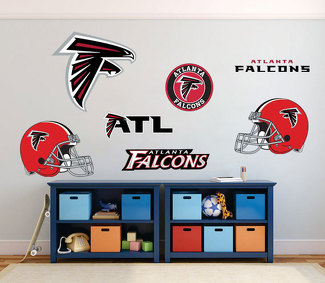 Atlanta Falcons National Football League (NFL) fan mur véhicule cahier etc autocollants autocollants