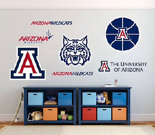 Arizona Wildcats University of Arizona NBA fan wall vehicle notebook etc autocollants autocollants