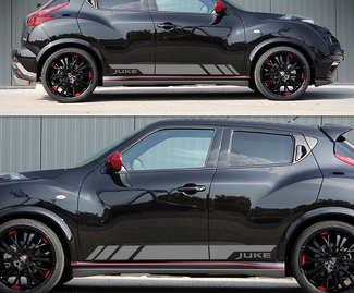 Autocollant autocollant vinyle graphique porte latérale Kit de rayures pour Nissan Juke Sport Nismo SV