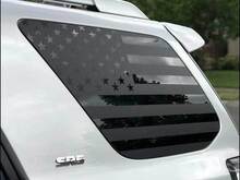 Autocollant de fenêtre latérale avec drapeau américain pour Toyota 4Runner, compatible avec 2010 - 2017 5e génération
 2