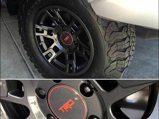 Toyota Tacoma FJ Cruiser 4Runner TRD Autocollant de capuchon central de roue pour roues Fx Pro 1
