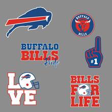 Buffalo Bills équipe professionnelle de football américain National Football League (NFL) fan mur véhicule cahier etc décalcomanies autocollants 2