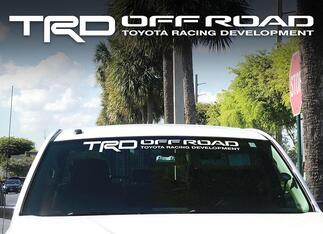 Toyota TRD pare-brise hors route Racing développement 4x4 autocollant autocollant coupe vinyle FS