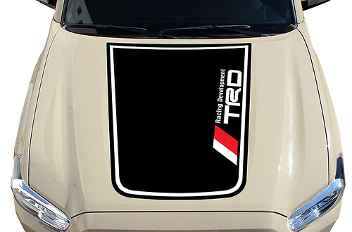 Autocollant Vinyle Décalque Capot Style TRD pour Toyota Tacoma 2016-2017