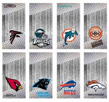 Set d’autocollants en vinyle pour planche de cornhole avec logo personnalisé d’équipe NFL_3