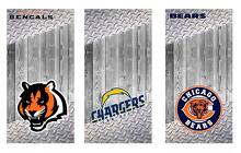 Équipes de football américain Ligue nationale de football (NFL) Cornhole Jeu de société Autocollant Autocollant ENVELOPPEMENT EN VINYLE avec LAMINÉ
 4