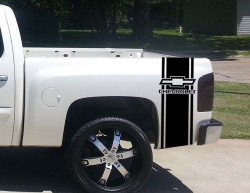 Autocollant Vinyle Motifs Contours Logo Chevrolet pour Table de Chevet Chevrolet Colorado