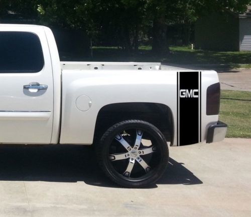 Autocollant en vinyle bande de contour de caisse pour GMC Sierra