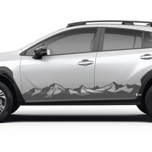 Portes latérales Panneau de bascule en vinyle Stickers décalants Mountains Kit de décalcomanie pour Suba Crosstrek
 3