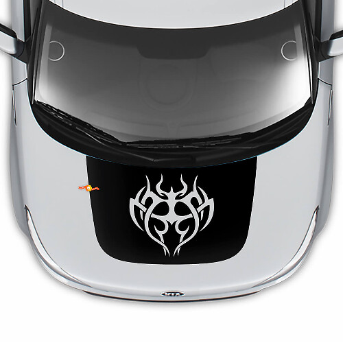 Hood Tribal Decal Wrap en vinyle décalants autocollants pour Kia Soul
