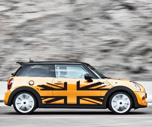 Autocollant en vinyle drapeau britannique latéral pour MINI Cooper