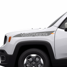 Autocollant vinyle bande lettrage capot latéral pour Jeep Renegade 2