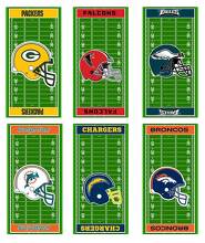 Décalcomanies vinyles personnalisées pour planche de cornhole avec logo d'équipe NFL_2