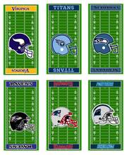 Équipes de football américain Ligue nationale de football (NFL) Cornhole Jeu de société Autocollant Autocollant ENVELOPPEMENT EN VINYLE avec LAMINÉ
 3