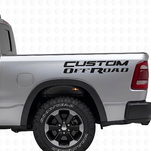 Kit de décalcomanies en vinyle personnalisé pour les flancs de caisse tout-terrain pour Dodge Ram