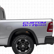 Kit de décalcomanies en vinyle personnalisé pour les flancs de caisse tout-terrain pour Dodge Ram_2