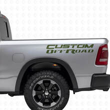 Kit de décalcomanies en vinyle personnalisé pour les flancs de caisse tout-terrain pour Dodge Ram_3