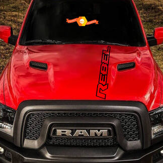 Dodge Ram Rebel Logo capot Flare camion vinyle autocollant graphique