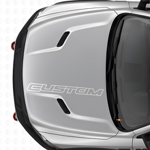 Autocollant en vinyle avec lettrage en relief personnalisé pour capot de camion Dodge Ram_5