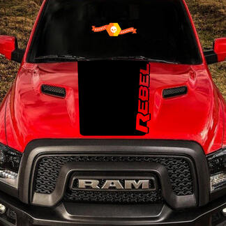 2015-2017 Dodge Ram Rebel Logo capot camion vinyle autocollant graphique