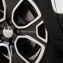 Autocollant vinyle graphique pour jantes de Jeep Renegade 2