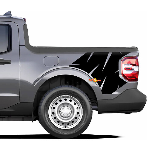 Autocollants Vinyle Latéraux Rayés Pour Ford Maverick 2022 et Plus