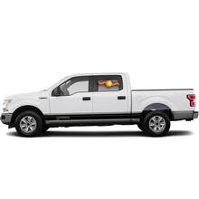 Autocollant à rayures noires avec logo F-150, pour Ford F150
 2