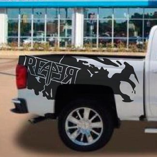 Chevrolet Reaper côté Splash lit Logo camion vinyle autocollant graphique