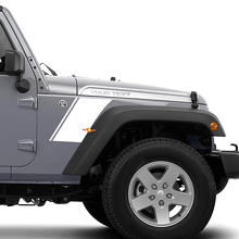 Kit de bandes graphiques en vinyle pour capot, aile pour Jeep Wrangler 2