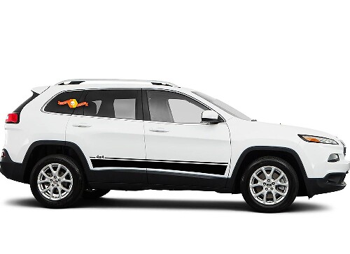 Kit graphique en vinyle Jeep Cherokee Brave 2014-2017
