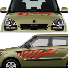 Autocollants d’accents de portes latérales adaptés à Kia Soul 3
 2