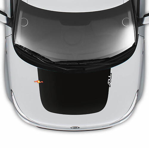 Autocollants en vinyle pour capot, graphiques en vinyle pour Kia Soul
