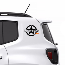 Autocollants en vinyle graphique militaire étoile arrière pour Jeep Renegade 3