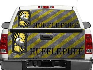 Poufsouffle Harry Potter maison fenêtre arrière OU hayon autocollant autocollant camionnette SUV voiture