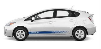 Kits graphiques et décalcomanies en vinyle pour bandes de porte de panneau inférieur Toyota Prius 2013 - 2020 - Prius Stripes