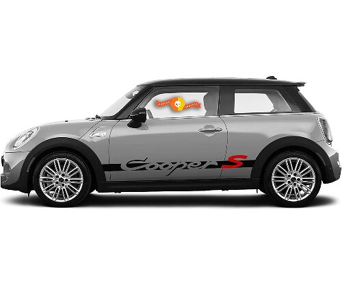 Kit de décalcomanies en vinyle pour bandes latérales Cooper S pour MINI 2001-2016