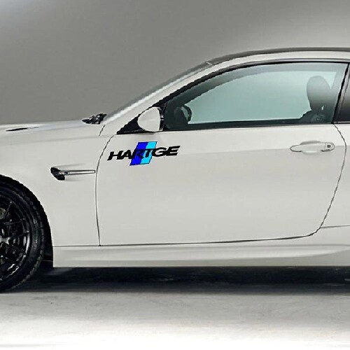 Autocollant de décalque de sponsors de course. Hartgé 2