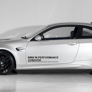 Autocollant de décalcomanie de sport automobile Bmw M Performance
