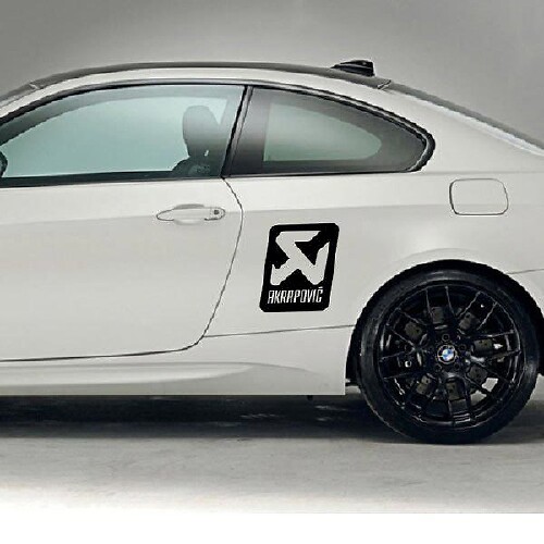 Autocollant Vinyle Logo Akrapovic Latéral