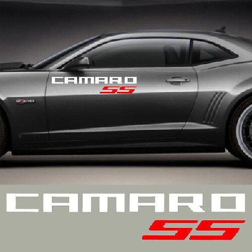 Autocollant vinyle logo SS latéral pour Chevrolet Camaro