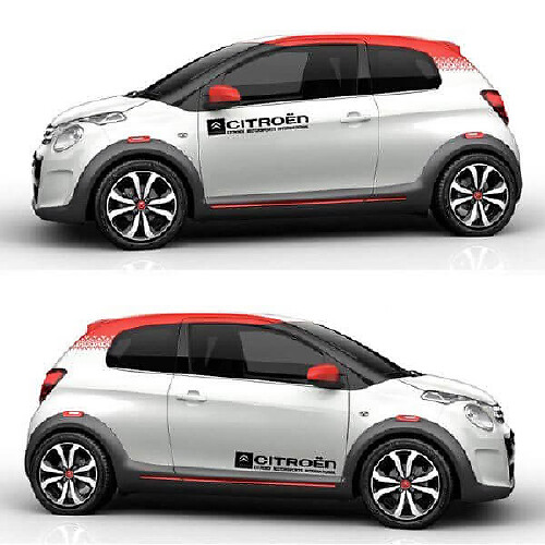 Autocollant Vinyle Décalque Logo Citroën Porte pour Citroën C1