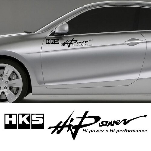 Autocollant Honda Motor Sports. Hks