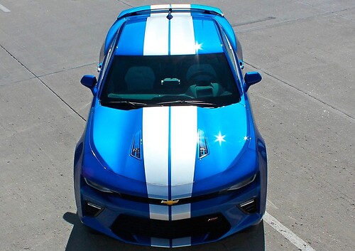 Kit complet de bandes de rallye Autocollant vinyle pour Chevrolet Camaro 2016-2018